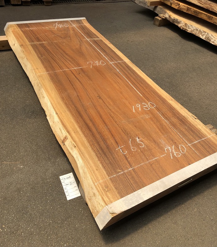 モンキーポッド・一枚板テーブル・無垢板