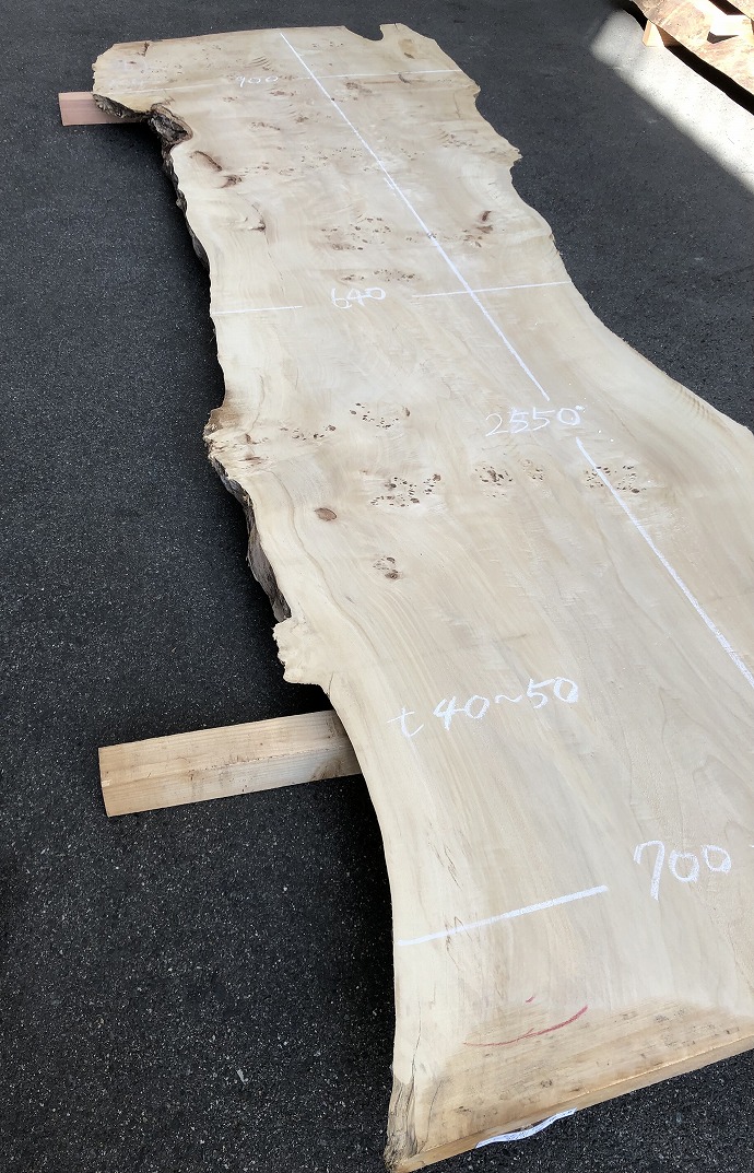 その他(タモ、タブ、スギ、キハダ、カエデets)・天然木・無垢一枚板(新材)